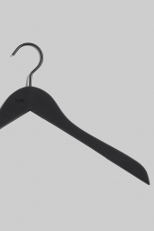 Soft Coat Hanger Black 4-pack